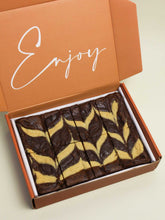 Load image into Gallery viewer, 8-Slice-Of-Vegan-Peanut-Butter-Brownie-Postal-Box
